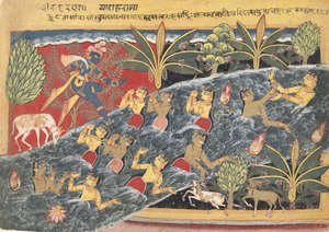 The Gopis Plead with Krishna to Return Their Clothing