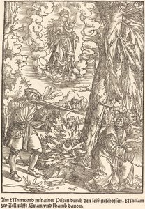 A Man with a Peasant Woman... by Master of the Miracles of Mariazell