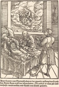 Ainer frawen von Stainerkirchen by Master of the Miracles of Mariazell