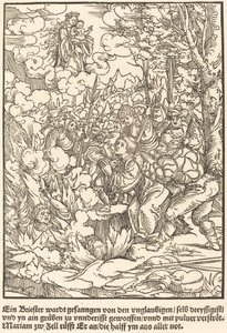 A Priest was Captured... by Master of the Miracles of Mariazell