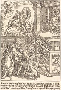 A Man Waits on a Wheel