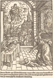 Two Children from Windischland... by Master of the Miracles of Mariazell