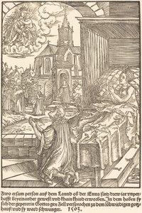 Two Lonely People in the Countryside by Master of the Miracles of Mariazell