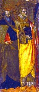 St Anthony Abbot and a Martyr, c. 1355-c. 1390