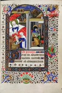 Nativity (from a Book of Hours, Paris, c.1435)