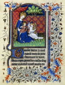 Crowned Virgin by Master of the Munich Golden Legend
