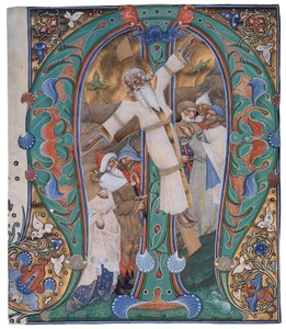 The Crucifixion of St. Andrew by Master of the Murano Gradual