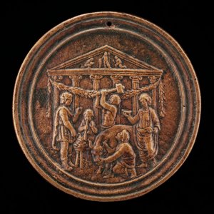 The Sacrifice of a Bull by Master of the Orpheus Legend