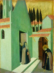 Saint Anthony Leaving His Monastery by Master of the Osservanza