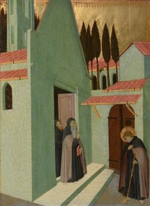 Saint Anthony Leaving His Monastery by Master of the Osservanza