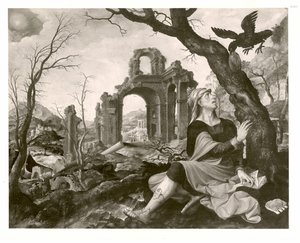 Elias fed by the raven