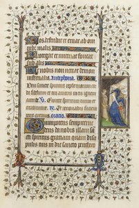 Personification of Necromancy Stabbing a Book, from the 