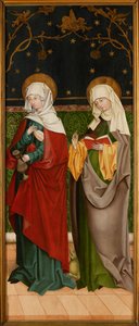 Saint Elizabeth of Hungary and Saint Margaret by Master of the Sacristy of Kaufbeuren