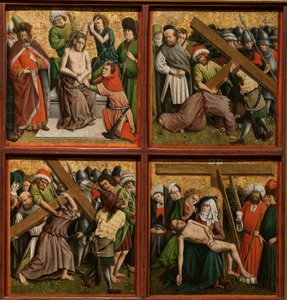 Altarpiece with The Passion of Christ, c. 1440s by Master of the Schlägl Altarpiece