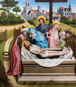 The Entombment of Christ, ca. 1450/55 by Master of the Sterzing Altarpiece