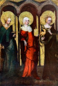 Painting on the reverse of the Trebon Altarpiece, c1380
