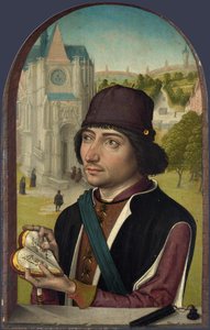 Portrait of a Young Man by Master of the View of Saint Gudula