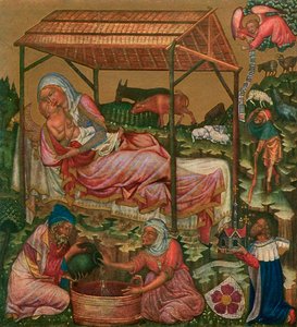 Birth of Christ by Master of the Vyssi Brod Altar