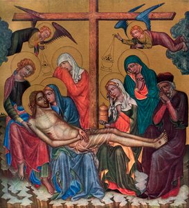 Lament for Christ by Master of the Vyssi Brod Altar