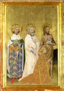 Richard II of England with his patron saints by Master of the Wilton Diptych