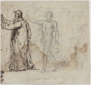 Three Figures (verso)