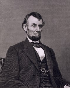 Abraham Lincoln, Engraved from a Photograph by William G. Jackman by Mathew (after) Brady