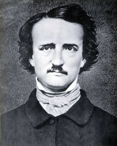 Portrait of American writer Edgar Allan Poe (1809 - 1849) photograph by Brady in the 19th century