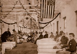 Army Hospital near Washington, D.C., 1861-65 by Mathew B. Brady