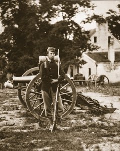 D.W.C. Arnold, a private in the Union Army, near Harper