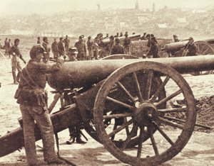 Federal Artillery during the American Civil War by Mathew Brady