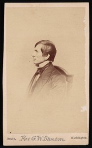 Portrait of Rev. George Whitefield Samson by Mathew Brady