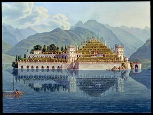 The Terraced Gardens, Isola Bella, Lake Maggiore, Italy, 1819