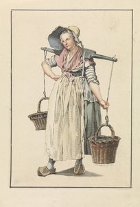 Peasant Woman with Two Baskets on a Yoke