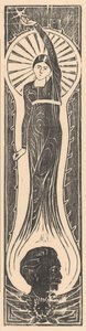 Allegorical Figure with Portrait of Multatuli