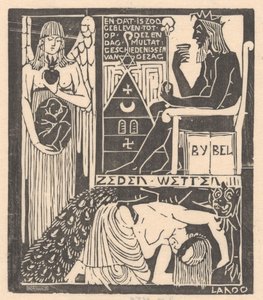 Blindfolded Woman and Monster
