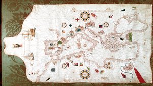 Map of the Mediterranean Sea by Matteo Prunes