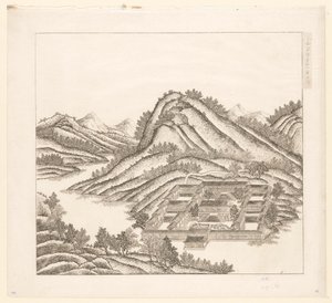 View of a Part of the Imperial Summer Palace in Chengde (Jehol), China by Matteo Ripa