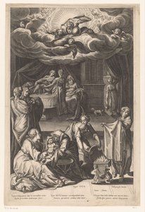 Birth of the Virgin by Matthaus Greuter