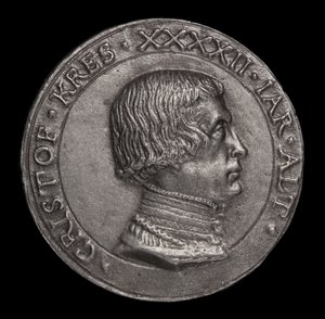 Christoph Kress von Kressenstein, 1484-1535, Patrician and Diplomat [obverse], 1526 by Matthes Gebel