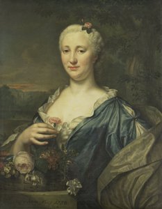 Portrait of Agnes Margaretha Albinus by Mattheus Verheyden