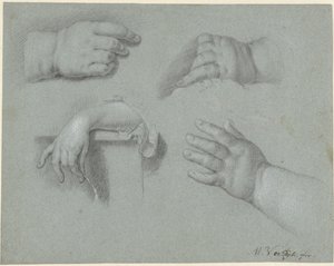 Study Sheet with Four Hands