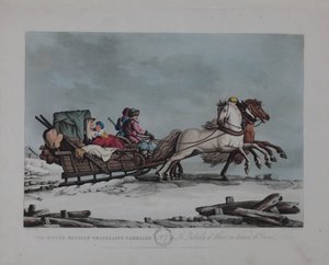 The Winter Russian Travelling Carriage by Matthew Dubourg