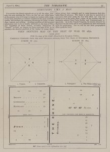 Very Sketchy Map of the War in 1870 by Matthew