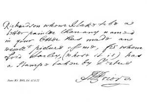Part of a Letter from Matthew Prior the Poet, late 17th-early 18th century, 1840 by Matthew Prior