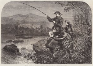 Salmon-Fishing in the Highlands by Matthew Somerville Morgan