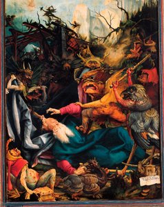 Detail of the Temptation of St Anthony the Great, Altarpiece of Issenheim (detail) by Matthias (c.1480-1528) Grunewald