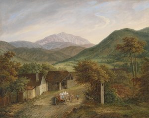 View of the Schneeberg 1860 by Matthias Rudolf Toma