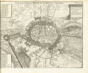 Siege of Douai, 1710 by Matthijs Pool (possibly)