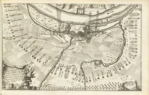 Siege of Kaiserswerth, 1702 Plan of the City of Kaiserswerth