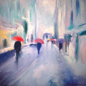 Rainy City Umbrellas by Matthys Moss